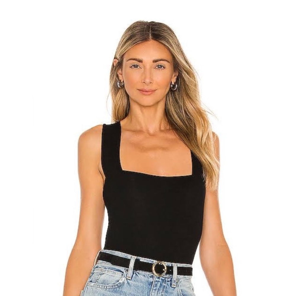 Bardot Tank Bodysuit in black size 8